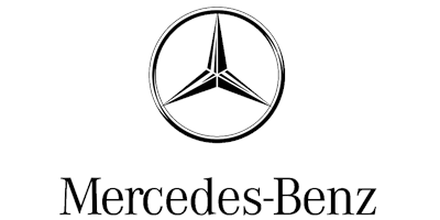 Mercedes kamyon ve tır yedek parça hizmeti sunan ALS Motorlu Araçlar için gece çekiminde Mercedes çekici ve logo görseli.